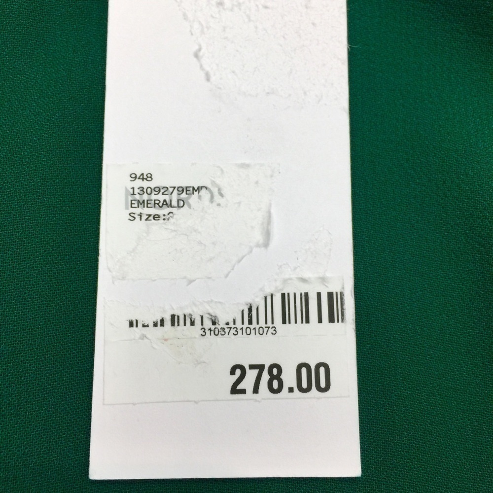 Reformation Archie Mini Dress Emerald Green Size 2 - Picture 10 of 16